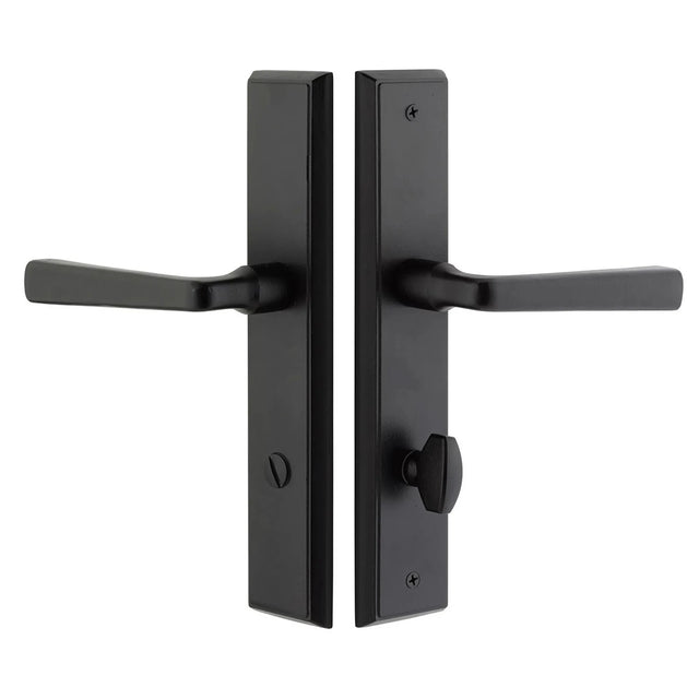 Sandcast Bronze Rectangular Stretto Non-Keyed 10" Overall Narrow Trim Sideplate Lock 5141BZEG
