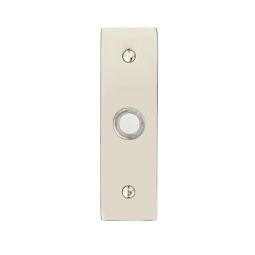 1-1/2" x 5" Stretto Brass Door Bell 2440