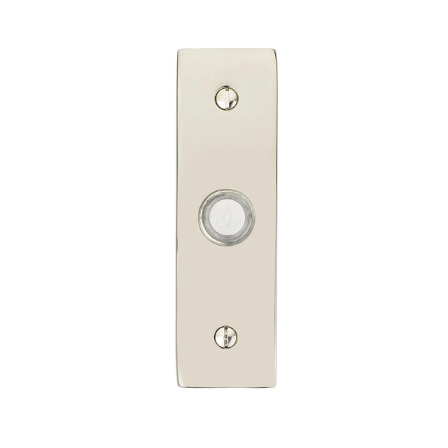 1-1/2" x 5" Stretto Brass Door Bell 2440