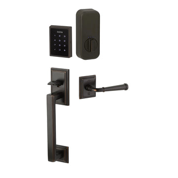 Hamden EMPowered™ Motorized Touchscreen Keypad Entry Set EMP0106BEUS10B