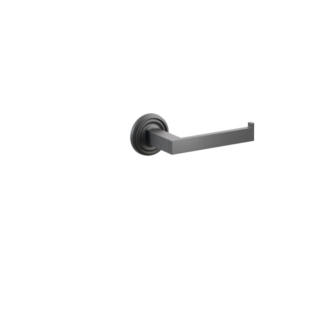 Modern Rectangular Brass Single Post Paper Holder 241300