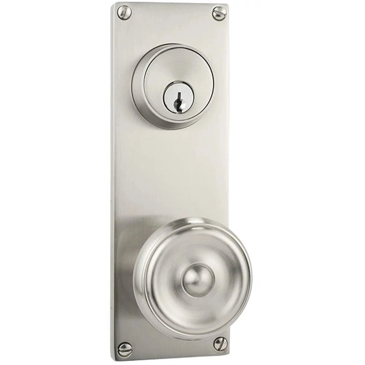 Modern Keyed 3-5/8" C-to-C Sideplate Lock 8112AGLH