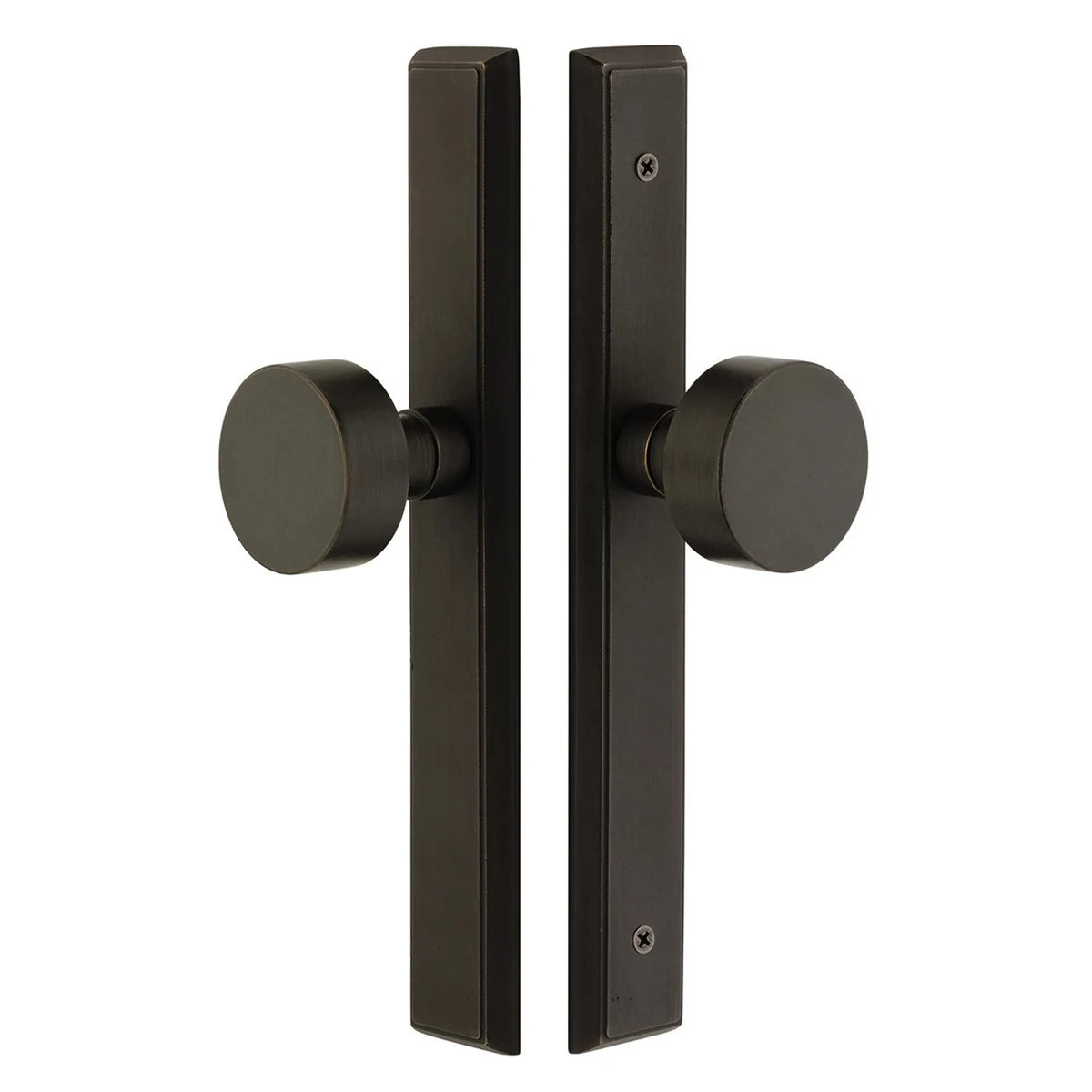 Sandcast Bronze Rectangular Stretto Non-Keyed 11" Overall Narrow Trim Sideplate Lock 5143ARLH
