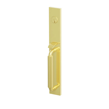 Select R-Bar Stem Smooth Grip Full Length Mortise Entry Set 3057.RA.SM