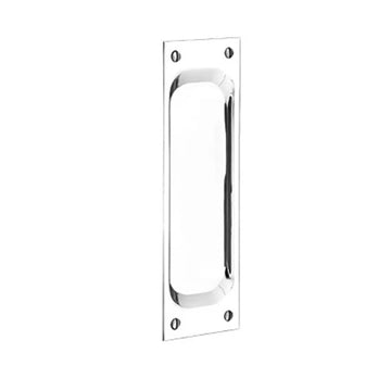 Classic Rectangular Flush Pull with Surface Screws 221610B
