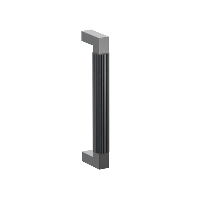 Select L-Square Stem Straight Knurled Door Pull 86494.LSUS10B.SK