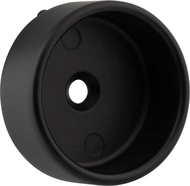 Closet Rod Brackets Matte Black Closed Knock-In Mounting Bracket for 1-5/16'' Round Closet Rods M7345-MB