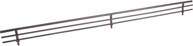 Shoe Fences 17'' Wide Dark Bronze Wire Shoe Fence for Shelving SF17-ORB