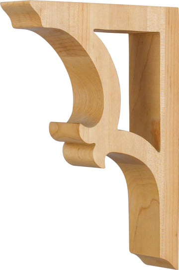1-7/8'' W x 7-1/2'' D x 10-1/2'' H Cherry Pierced Arts & Crafts Corbel CORV-CH