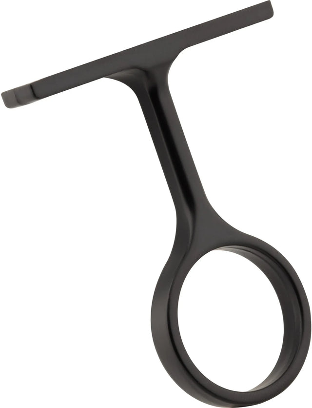 Closet Rod Brackets Matte Black Center Support Bracket for 1'' Round Closet Rods M7270-MB