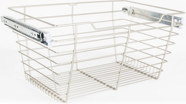 Pullout Closet Baskets Closet Pullout Basket with Slides 14''D x 29''W x 11''H