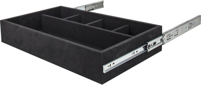 Jewelry Trays Felt 5-Compartment Jewelry Organizer Drawer