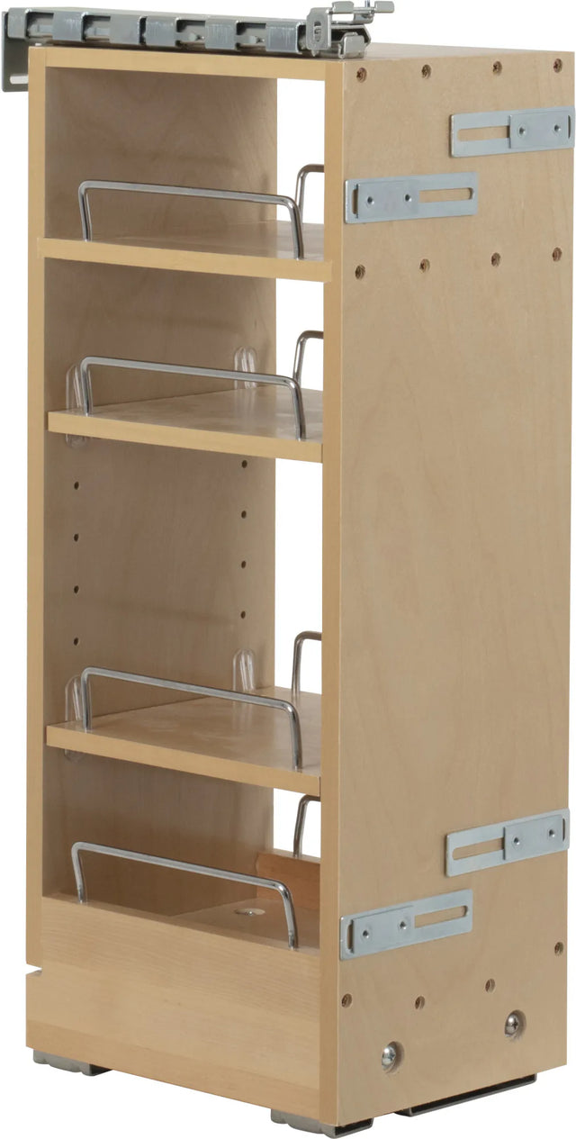 No Wiggle Pullouts 8'' Wide 26'' Tall''No Wiggle'' Soft-close Wall Pullout WPO2-268SC