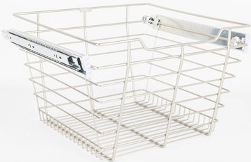 Pullout Closet Baskets Closet Pullout Basket with Slides 14''D x 17''W x 11''H