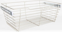 Pullout Closet Baskets Closet Pullout Basket with Slides 16''D x 29''W x 11''H