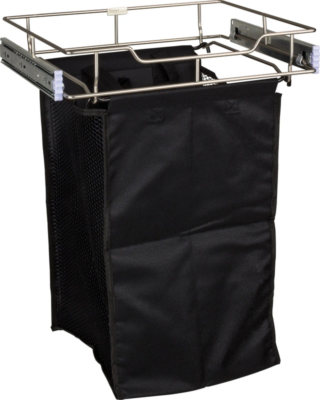 Hampers 14'' Deep Pullout Canvas Hamper with Removable Laundry Bag