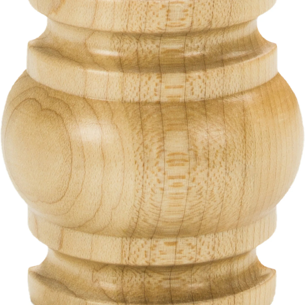 2-1/4'' W x 1-1/8'' D x 2-1/2'' H Hard Maple Half Round Spool Splice S ...