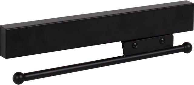 Tie, Belt, & Pant Organizers Matte Black 12'' Sliding Valet Rod 295W-MB
