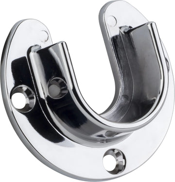 Closet Rod Brackets Open Screw-In Mounting Bracket for 1-5/16'' Round Closet Rods