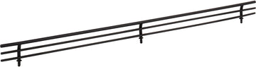 Shoe Fences 23'' Wide Matte Black Wire Shoe Fence for Shelving SF23-MB