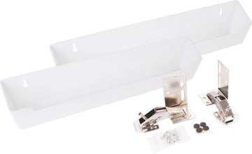 11-Min Organizers 14-13/16'' Plastic Tip-Out Tray Kit for Sink Front TO14-R