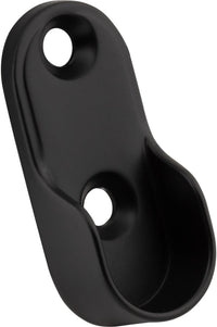 Closet Rod Brackets Screw-In Mounting Bracket for Oval Closet Rods