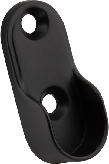 Closet Rod Brackets Screw-In Mounting Bracket for Oval Closet Rods