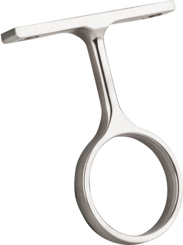 Closet Rod Brackets Satin Nickel Center Support Bracket for 1-5/16'' Round Closet Rods M7370-SN