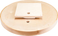LazySusans 18'' Round Wood Lazy Susan Shelf with Swivel LSR18-S