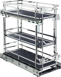 8'' STORAGE WITH STYLE® Metal''No Wiggle'' Under Drawer Soft-close Base Pullout