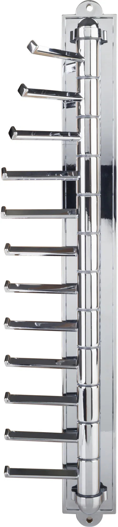 Tie, Belt, & Pant Organizers Polished Chrome 12-Hook Cascading Tie Organizer 357T-PC