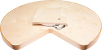 LazySusans 32'' Kidney Wood Lazy Susan Shelf with Swivel LSK32-S