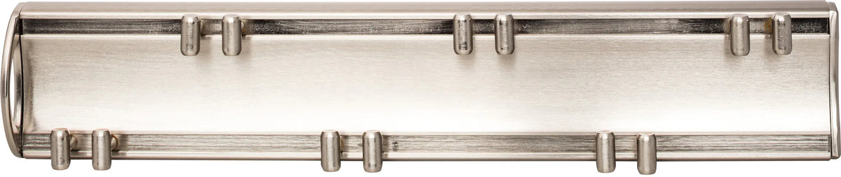 Tie, Belt, & Pant Organizers Satin Nickel 14'' Belt Rack 355B-SN