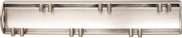 Tie, Belt, & Pant Organizers Satin Nickel 14'' Belt Rack 355B-SN