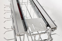Polished Chrome STORAGE WITH STYLE® Soft-close Hanging Pan Pullout SWS-PO21PC