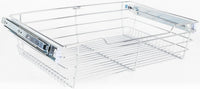 Pullout Closet Baskets Closet Pullout Basket with Slides 16''D x 17''W x 6''H
