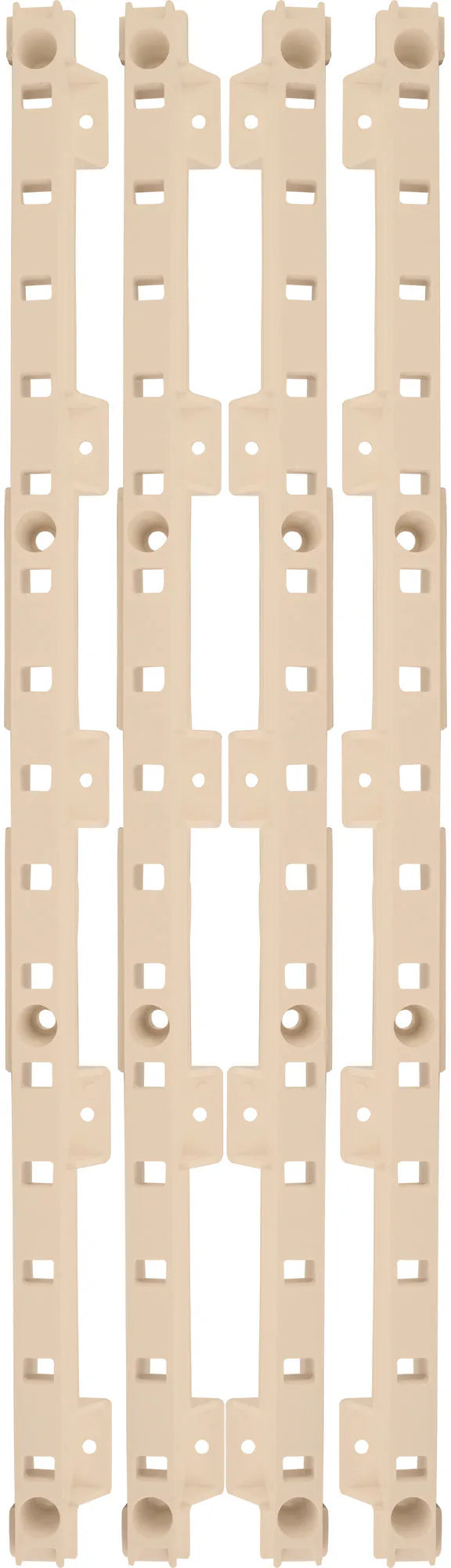 4-quick Tray Pilasters 1-1/4'' With 8 Hook Dowels & 8 Screws Finish: Beige B521-01