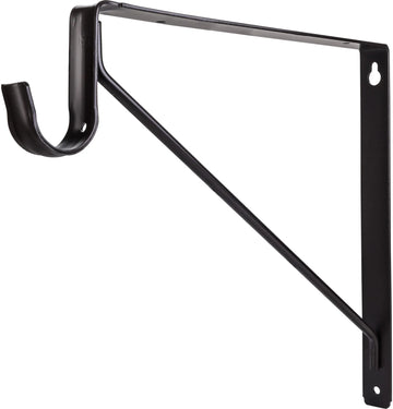 Closet Rod Brackets Shelf Bracket with Rod Support for 1-5/16'' Round Closet Rods