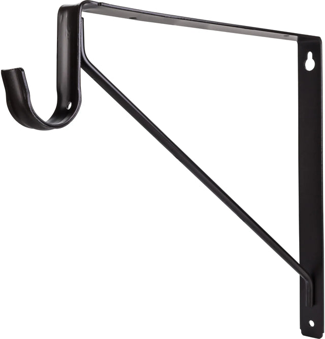 Closet Rod Brackets Shelf Bracket with Rod Support for 1-5/16'' Round Closet Rods