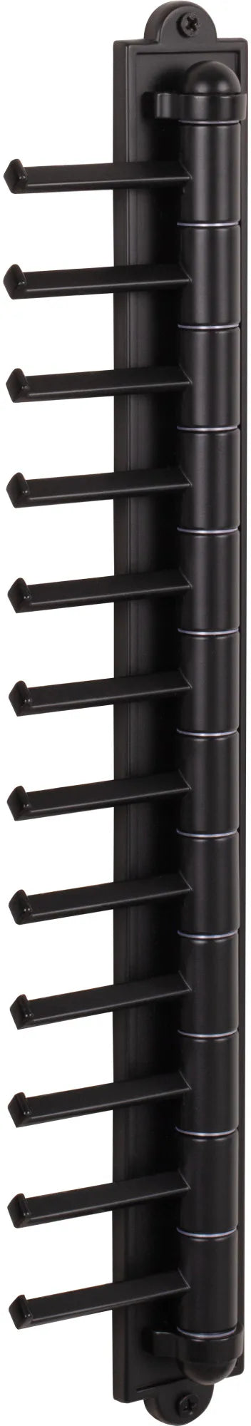 Tie, Belt, & Pant Organizers Matte Black 12-Hook Cascading Tie Organizer 357T-MB