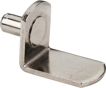 5 mm Angled Shelf Support without Hole - Bright Nickel, Retail Pack 1706BN-R