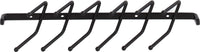 Tie, Belt, & Pant Organizers Matte Black Screw-Mount Tie Rack 296T-MB
