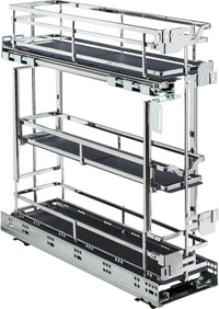 5'' STORAGE WITH STYLE® Metal''No Wiggle'' Under Drawer Soft-close Base Pullout