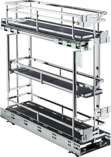 5'' STORAGE WITH STYLE® Metal''No Wiggle'' Under Drawer Soft-close Base Pullout