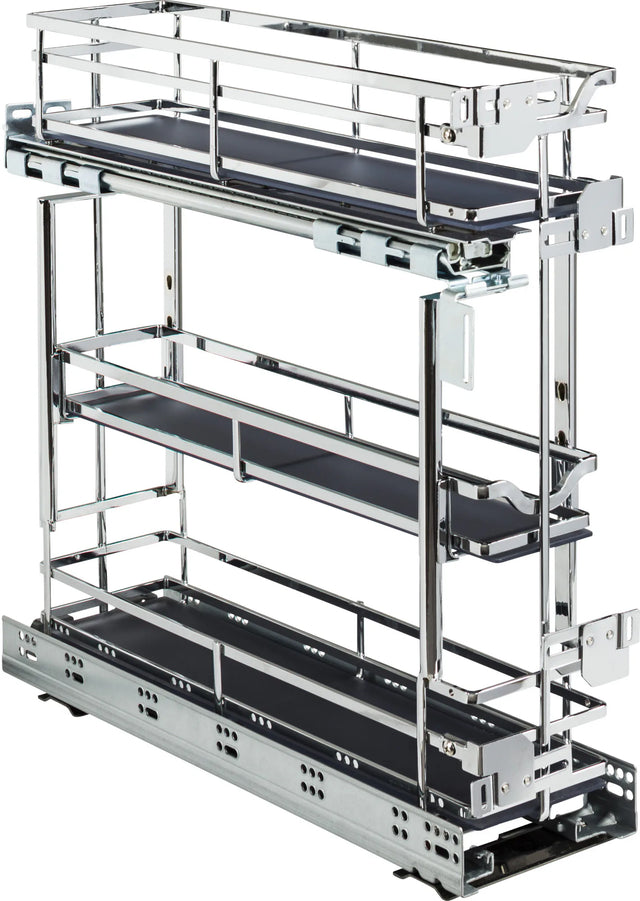 5'' STORAGE WITH STYLE® Metal''No Wiggle'' Under Drawer Soft-close Base Pullout
