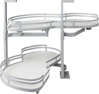 Blind Corners 21'' Grey and White Blind Corner Swingout