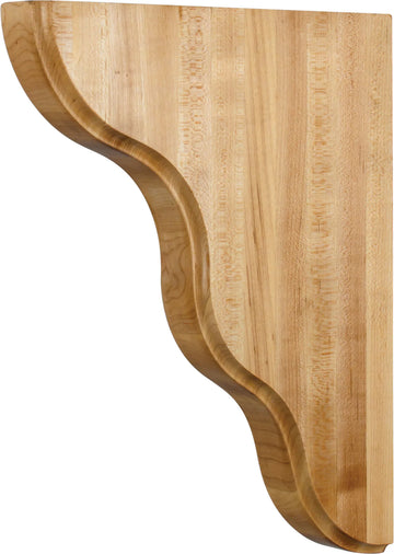 1-3/4'' W x 10-1/2'' D x 13-1/8'' H Cherry Smooth Contour Corbel CORSM-3CH
