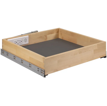 Powered Organizer 21'' Charging Drawer for Kitchen with In-Drawer Outlets & Charging Ports PD21-SC