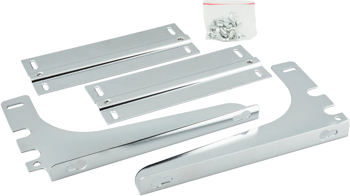 11-Min Organizers Polished Chrome Door Mounting Kit for CAN-EBM Series CAN-DOORKITPC