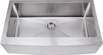 35-7/8'' L x 20-3/4'' W x 10'' D Apron-front/Farmhouse 16 Gauge Stainless Steel Single Bowl Sink HA200